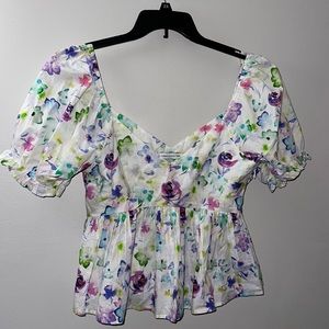 Urban Outfitters Peplum Crop Top